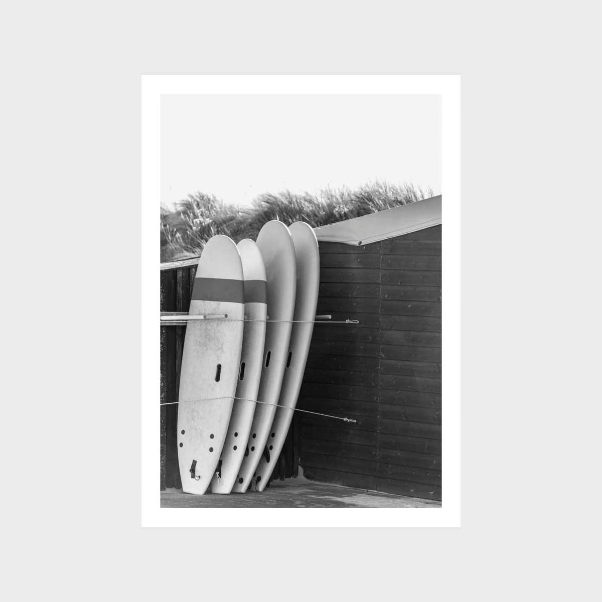 Surfboard Art Print Empty Studios