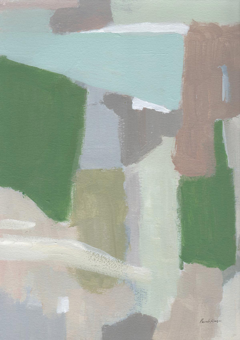 Spring Green Abstract