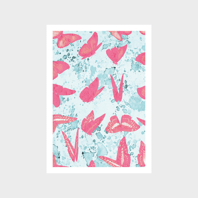 Butterflies In Motion 1 Art Print