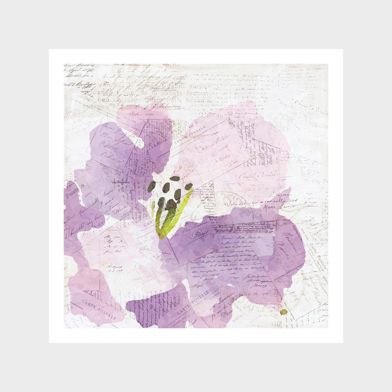 Purple Squared 1 Art Print