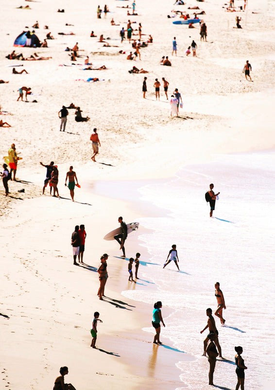 Bondi Beach Portrait Canvas Wall Art