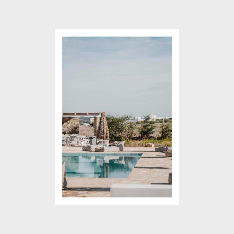 Architectural Pool Art Print