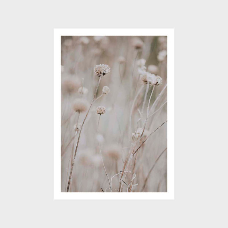 Grass Taupe 3 Art Print