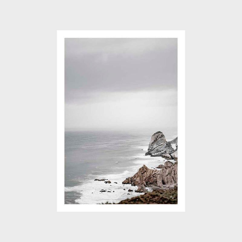 Landscape Ocean Cliffs 1 Art Print