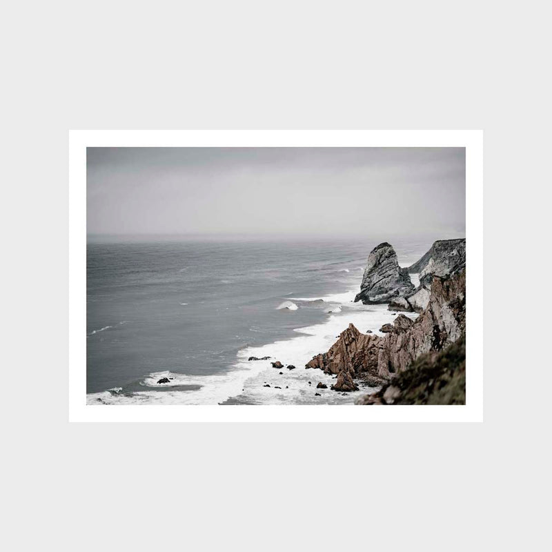 Landscape Ocean Cliffs 2 Art Print