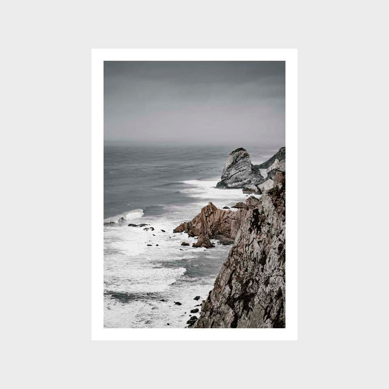 Landscape Ocean Cliffs 3 Art Print