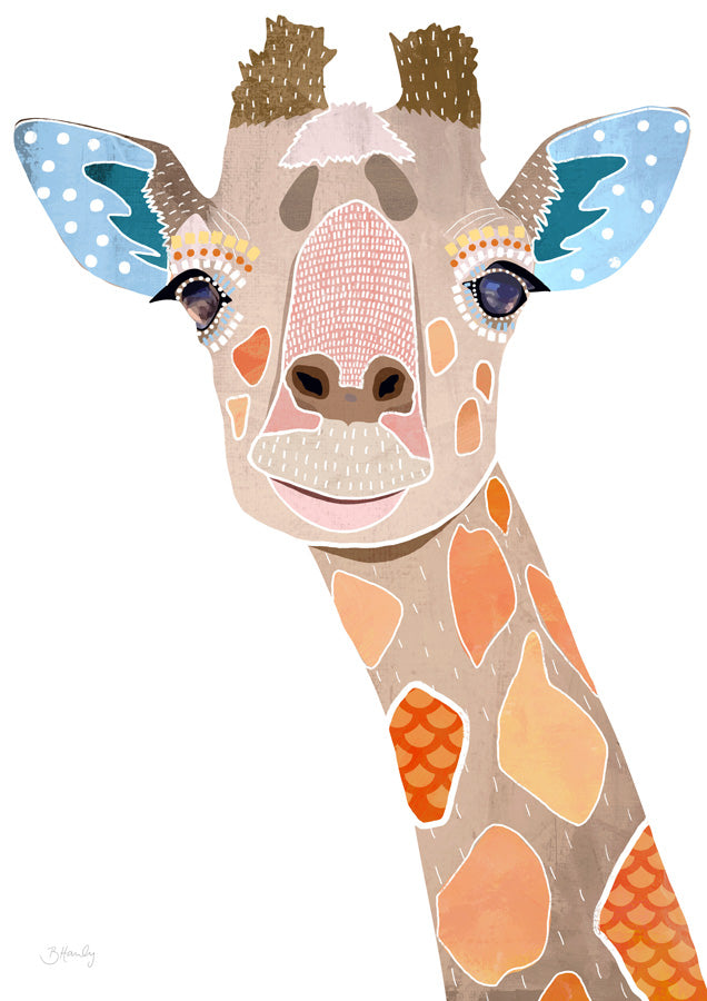 Giraffe Canvas Wall Art