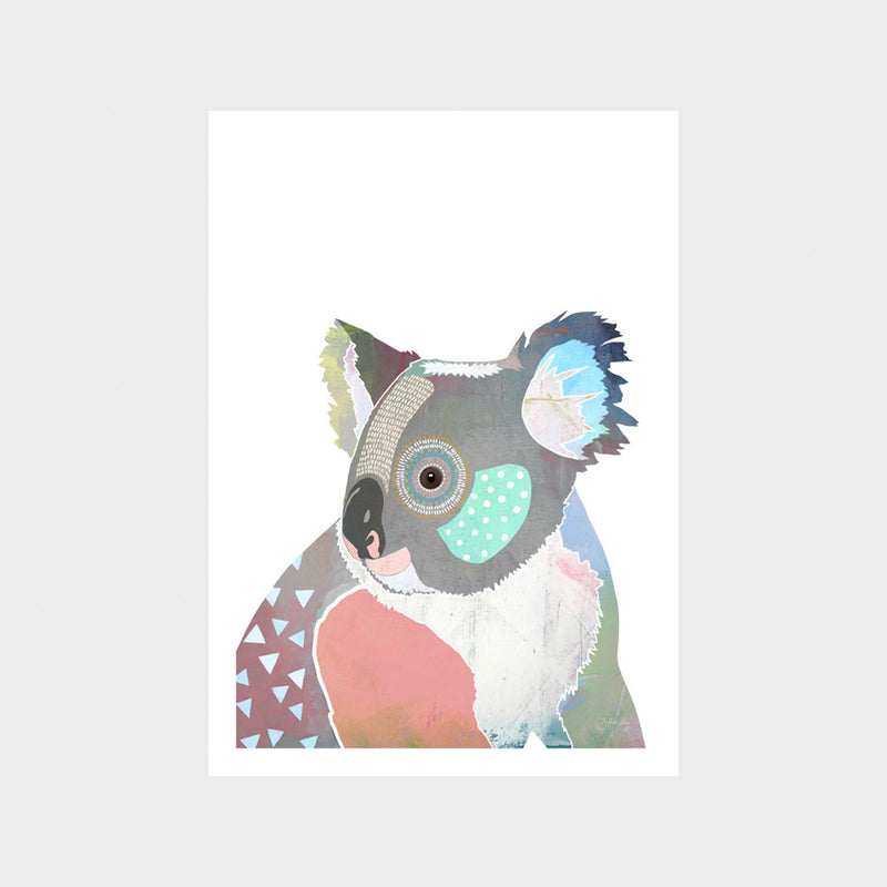 Koala Side Art Print