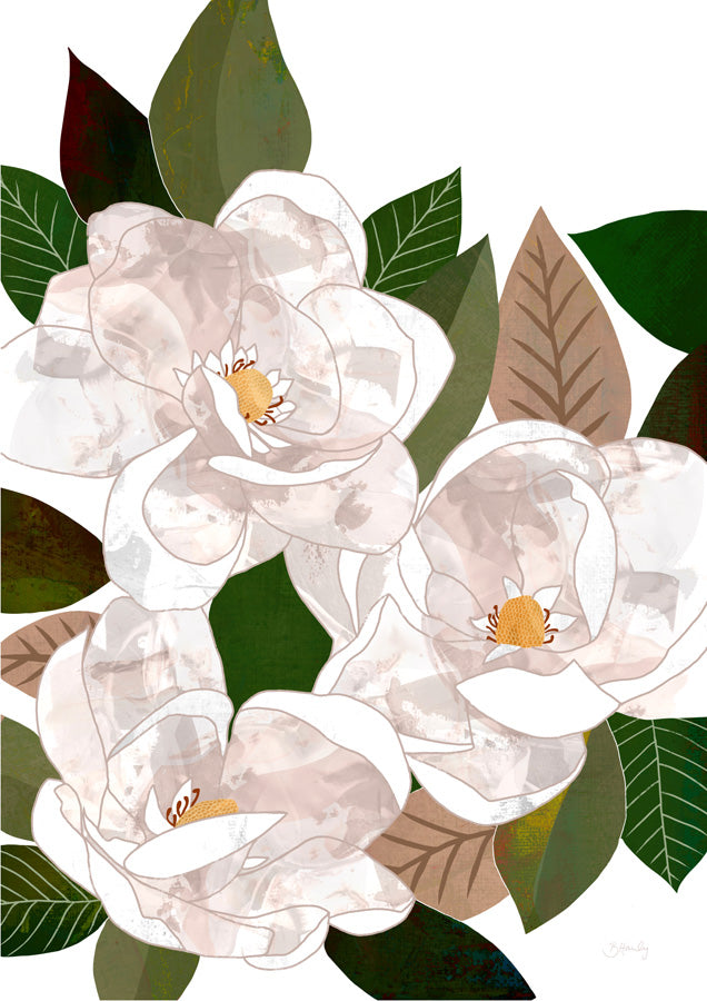 Magnolia 3 Canvas Wall Art