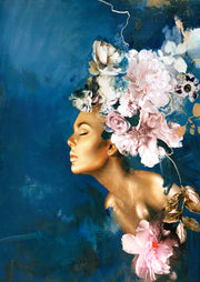 Gold On Blue Couture
