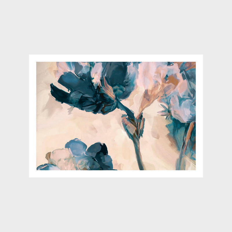 Beach Floral Art Print