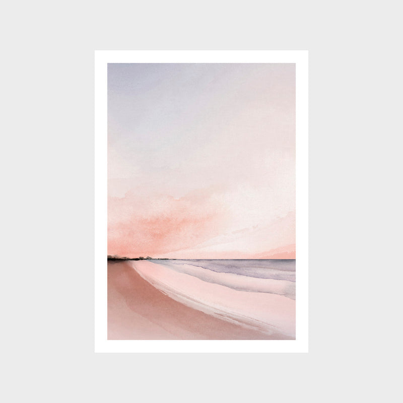 Beach Sunset 1 Art Print