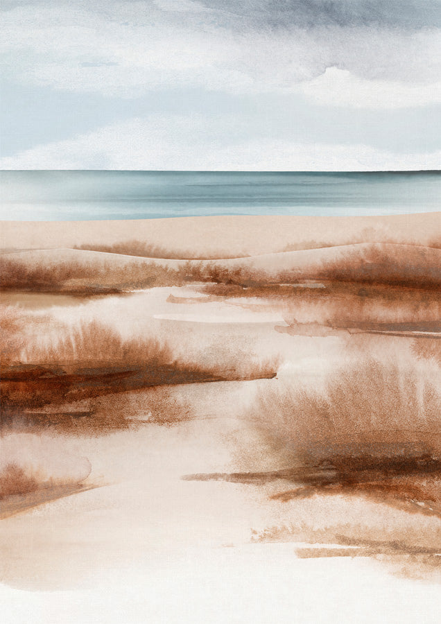 Beach Dunes Canvas Wall Art