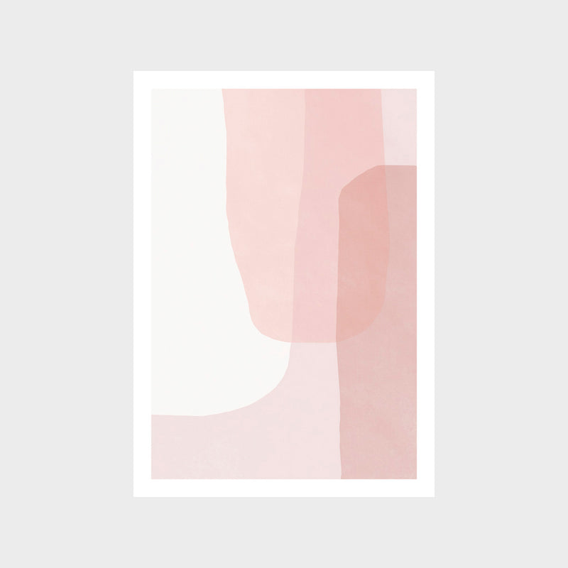 Blush Curves Art Print