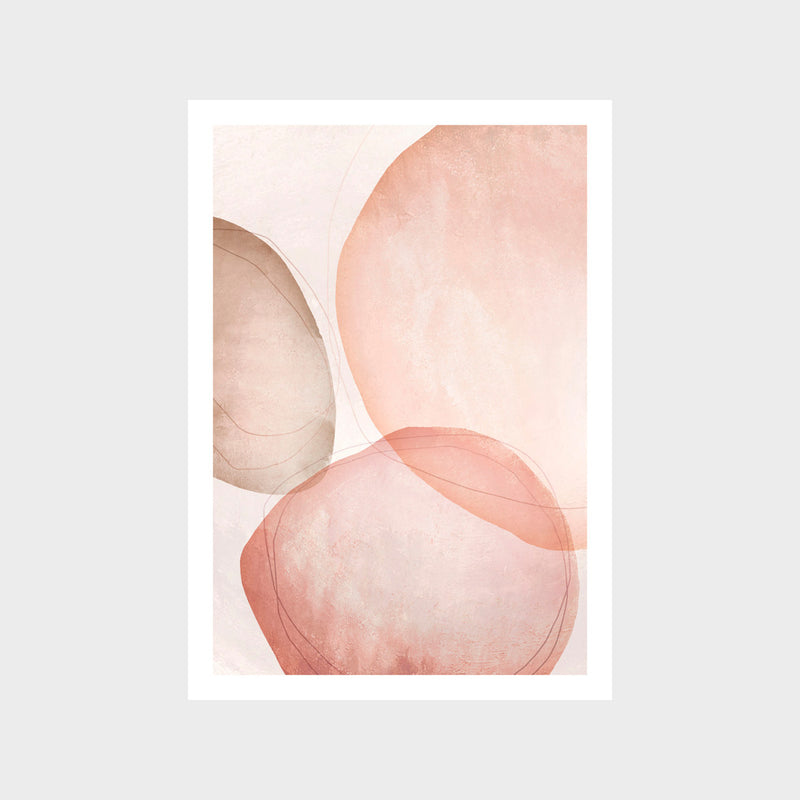 Blush Circles Art Print