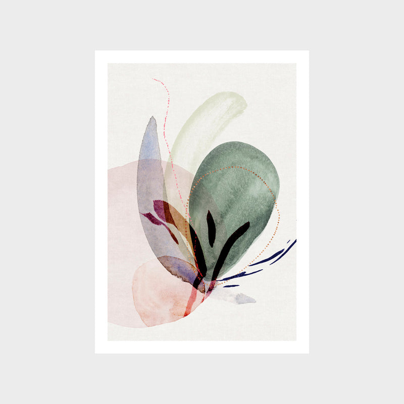 Garden Shapes 2 Art Print