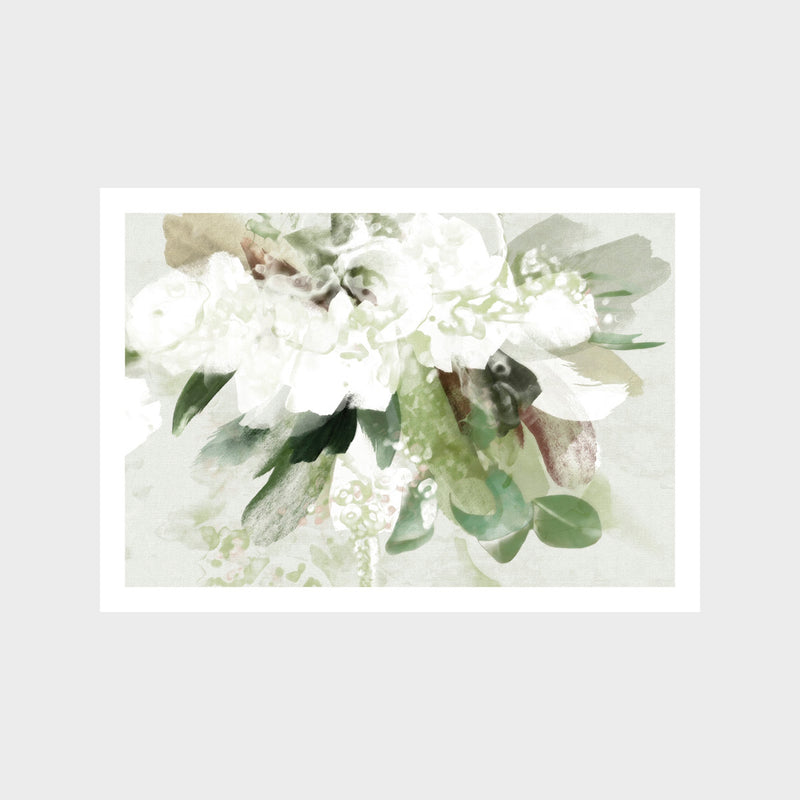 Green Bouquet Art Print