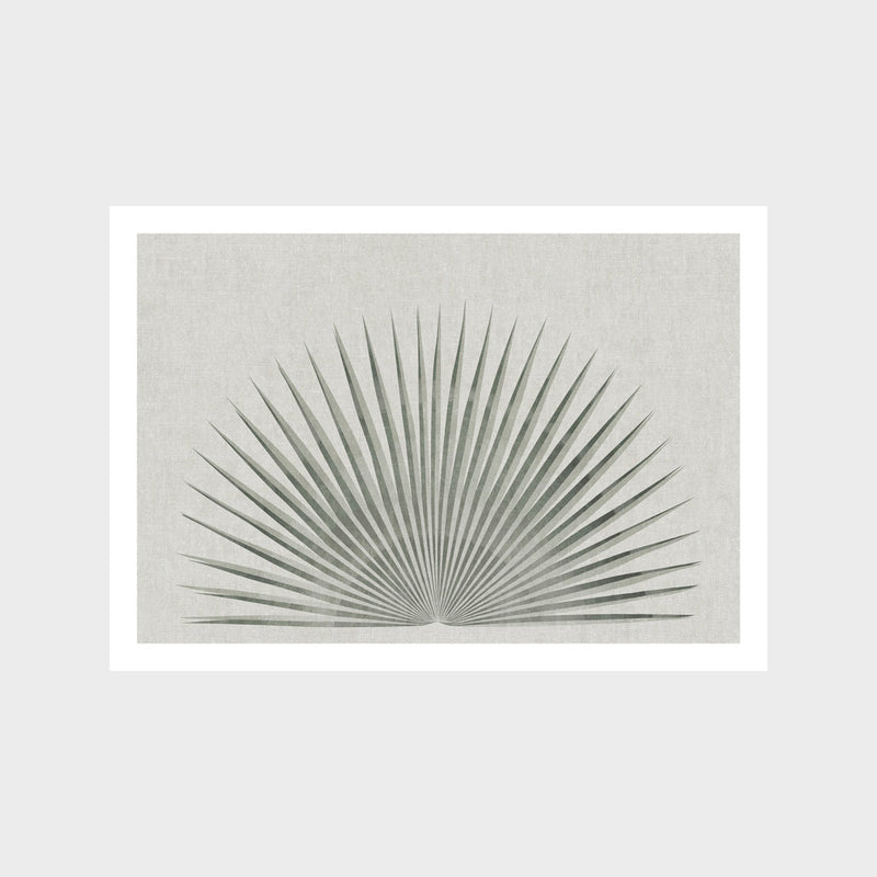 Palm Semi-Circle Sage Art Print