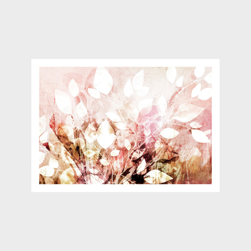 Pink Garden Floral Art Print