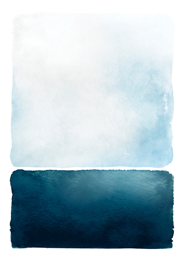 Blue Rothko Landscape Canvas Wall Art