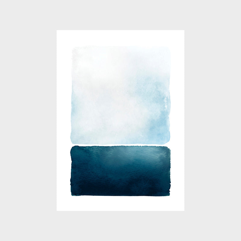 Blue Rothko Landscape Art Print