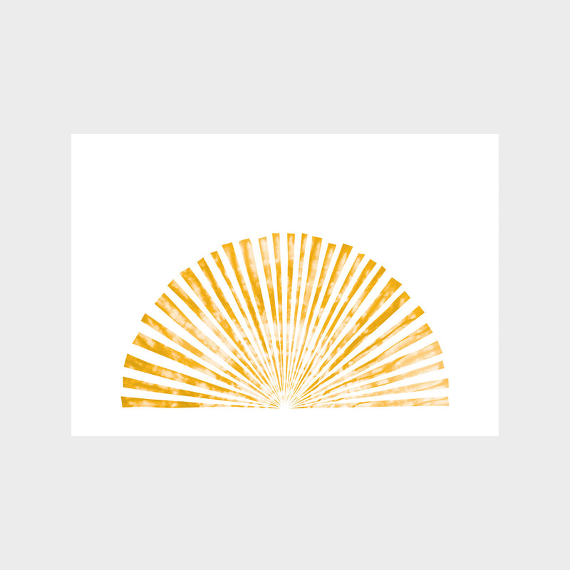 Shibori Sun Burst Art Print