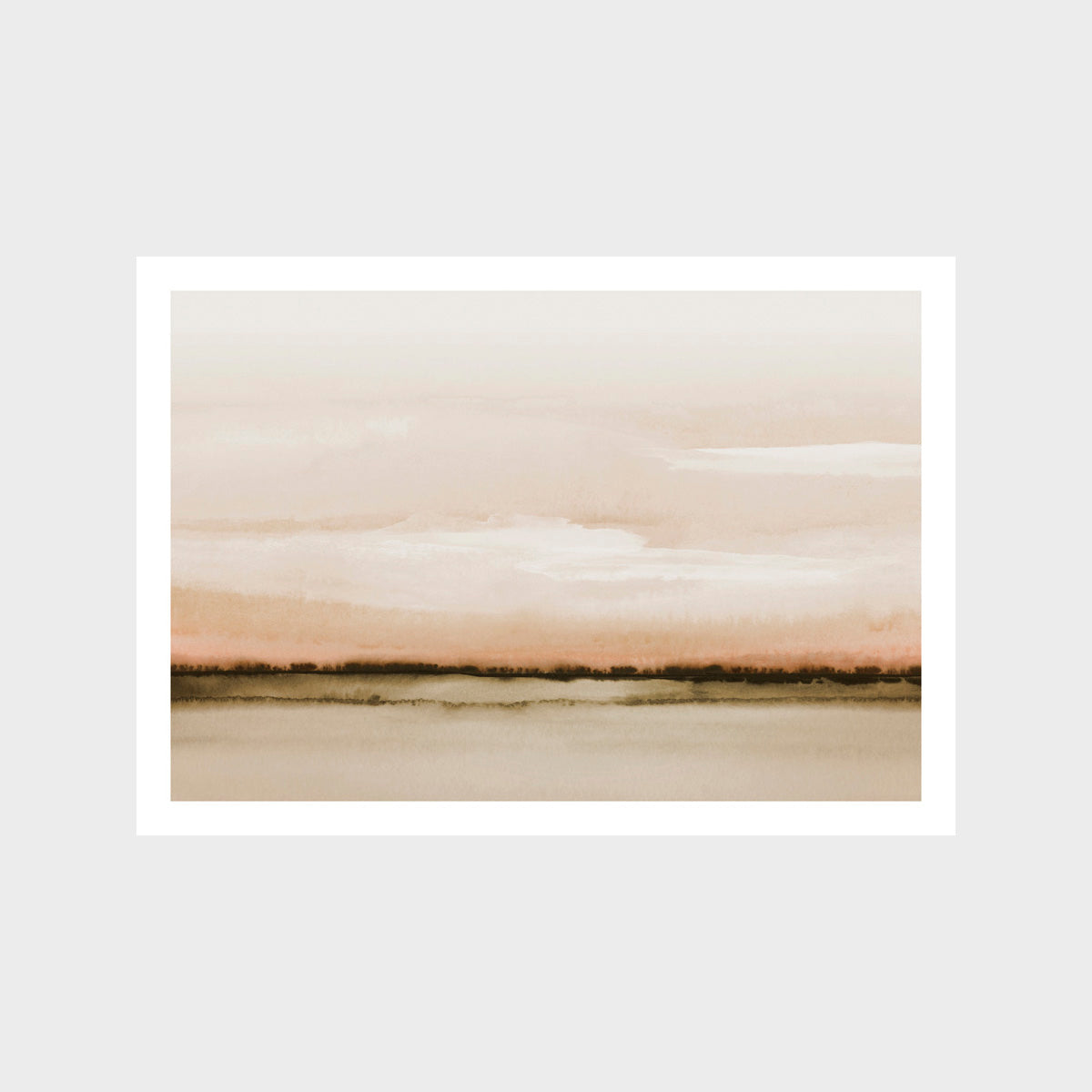 Sunset Fields Art Print
