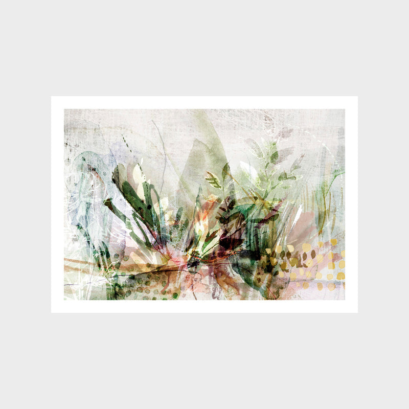 White Garden Art Print