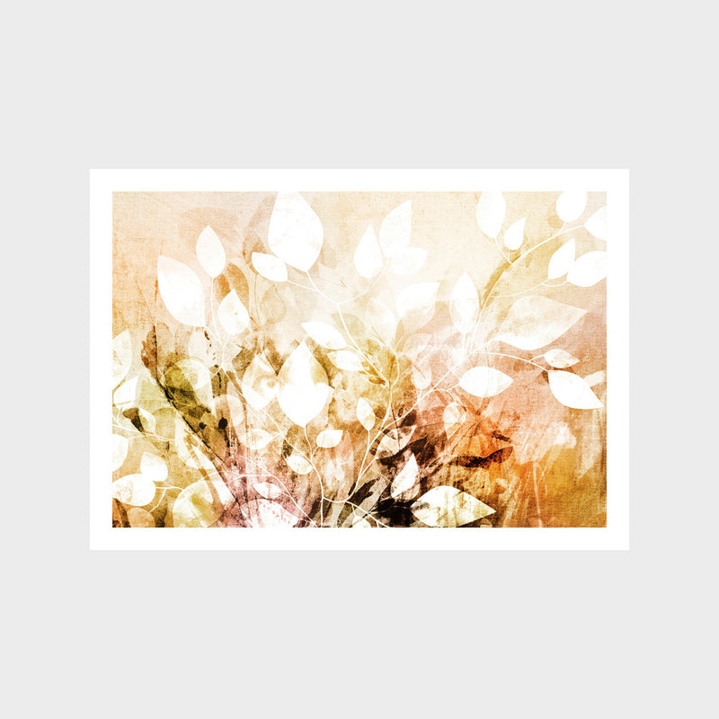 Yellow Garden Floral Art Print