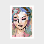 Ava Face 3 Art Print