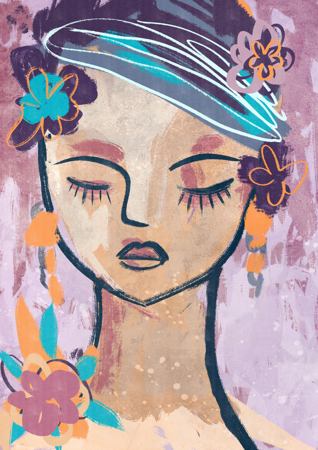 Isabella Face 2 Canvas Wall Art