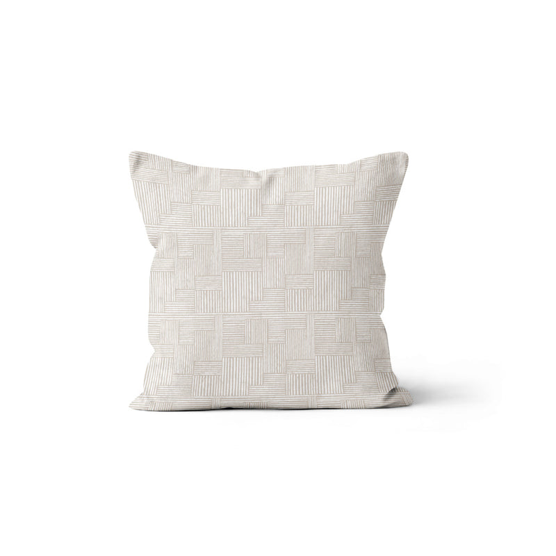 Basketweave Linen Cushion