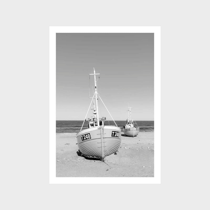 Boat 1 BW Art Print