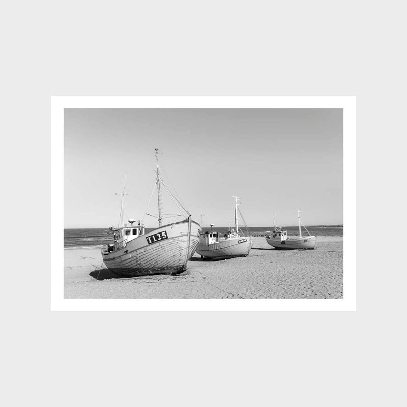 Boat 2 BW Art Print