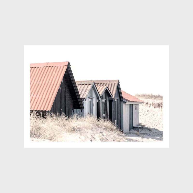 Huts Art Print