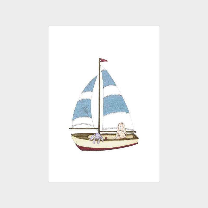 Rabbie and Jnrs Sailing Trip Art Print