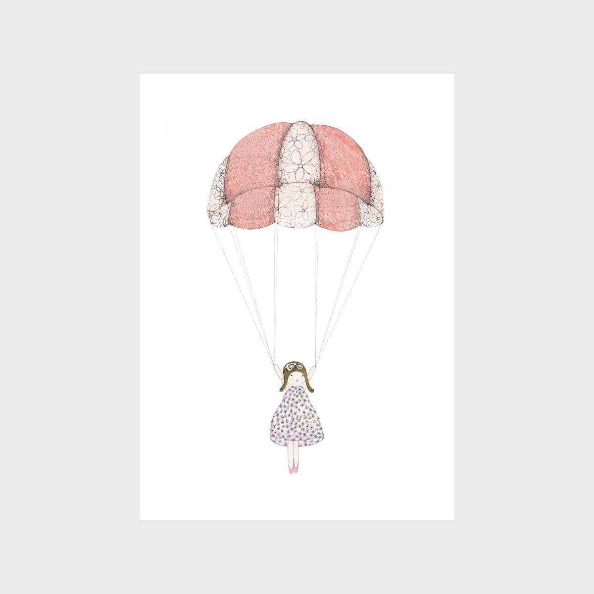 Dolly Floating In The Sky Art Print