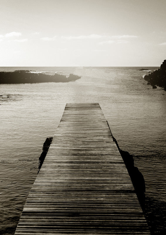 Towards The Water Sepia