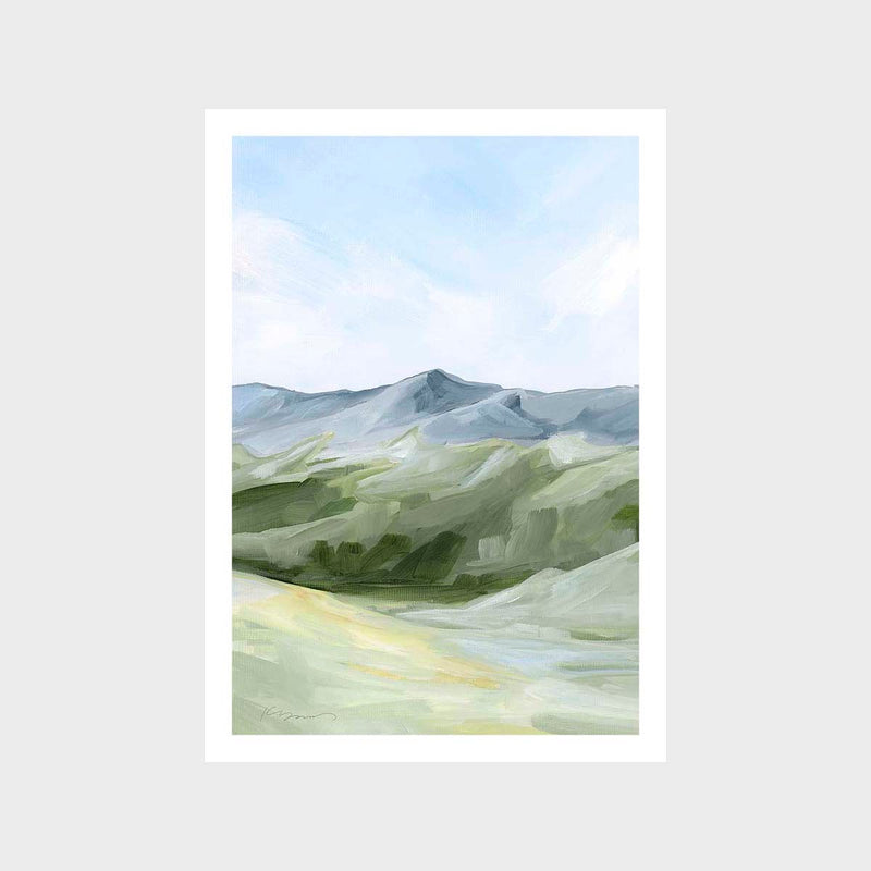 Foothills  Art Print