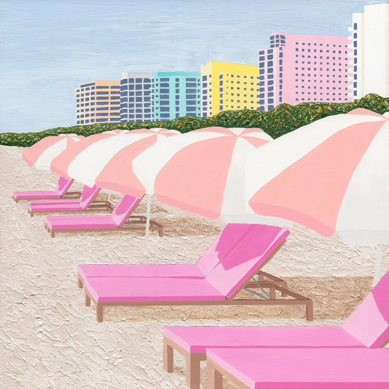 South Beach Sundays Canvas Wall Art