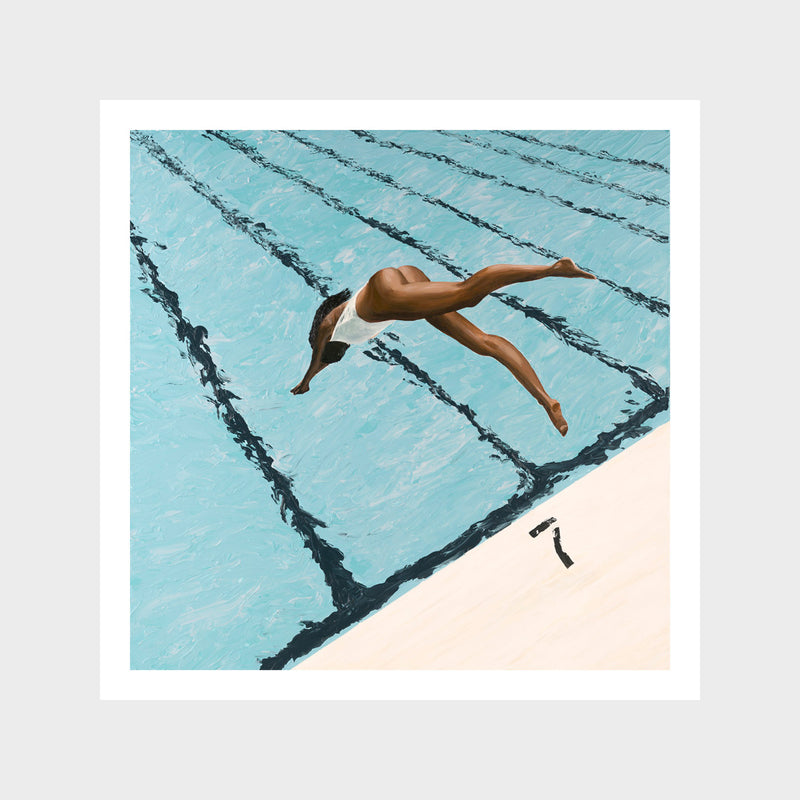 The Diver Art Print