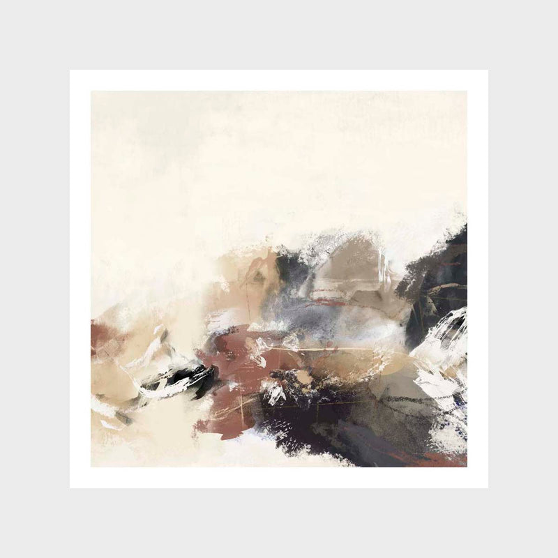 Clay Buff Square 2 Art Print