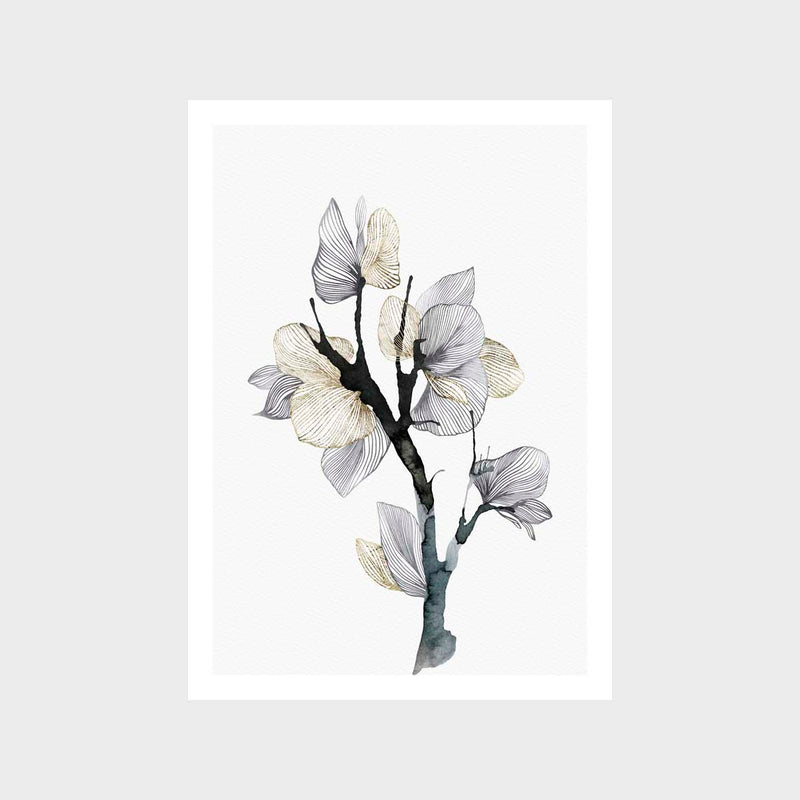 Delicate Foliage 1 Art Print