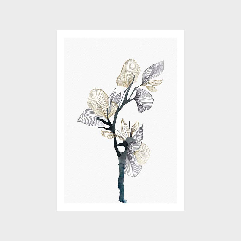 Delicate Foliage 3 Art Print