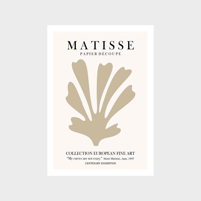 Matisse Beige 2 Art Print