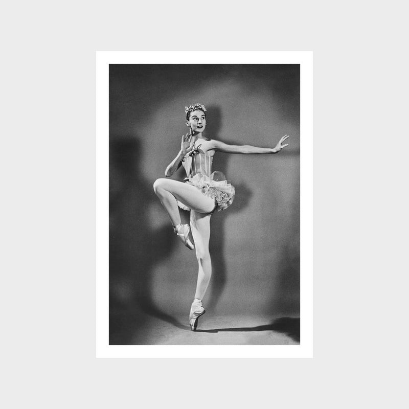 Ballerina 3 Vintage Art Print