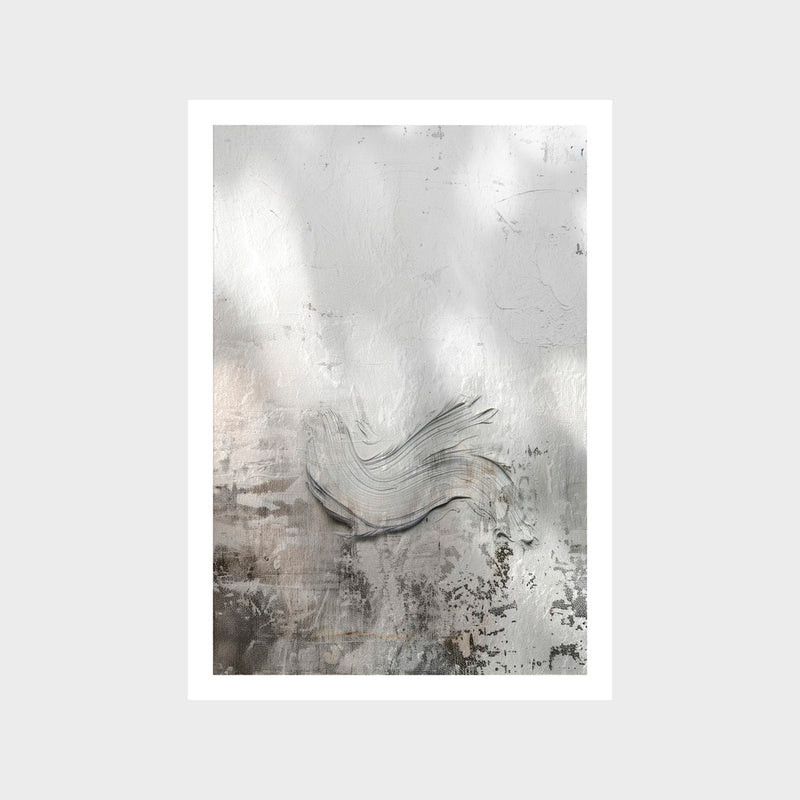 Paint Two White Art Print