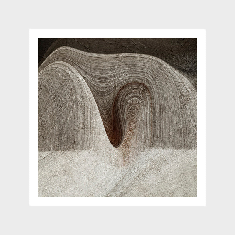 Sands Neutral Square Art Print