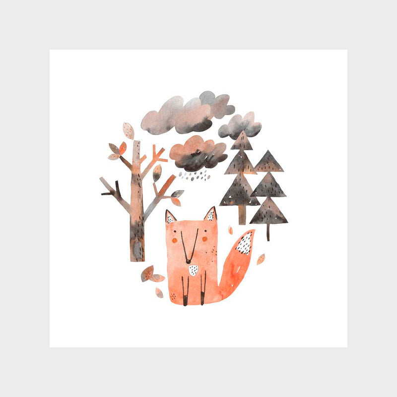 Mr Fox Art Print