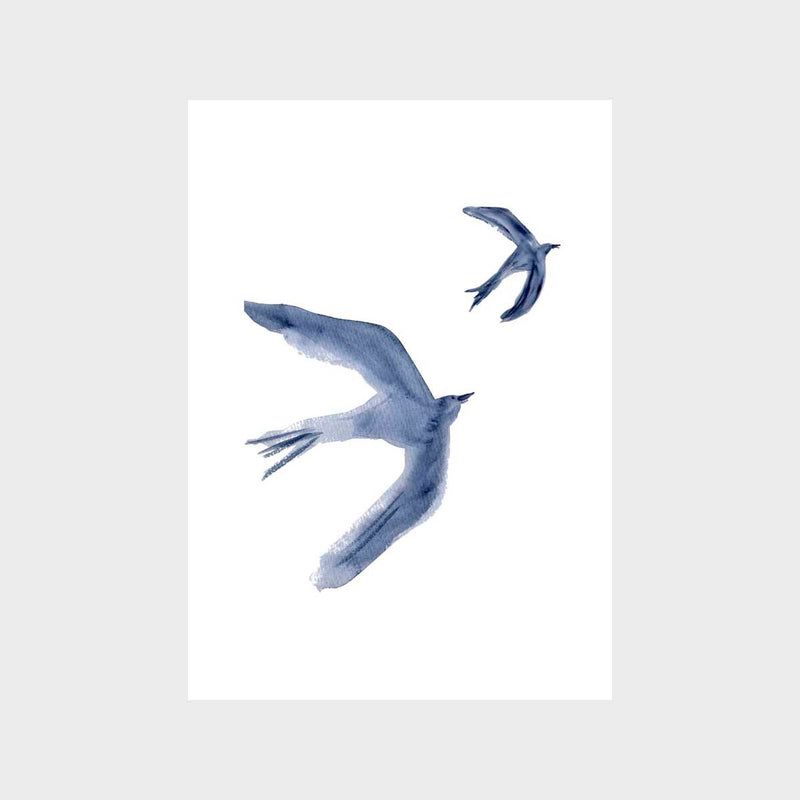 Flying Swallow 1 Art Print